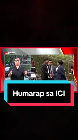 #UnaSaLahat | Humarap sa Independent Commission for Infrastructure (ICI) si dating DPWH Engineer Brice Hernandez at may mga bago siyang ikinanta. | via Reiniel Pawid