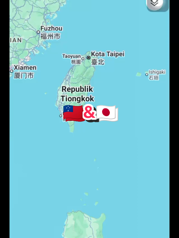 Membalas @newyork.amerik Taiwan🇼🇸 & Japan🇯🇵 #taiwan #japan #asia #trueworldmaps 