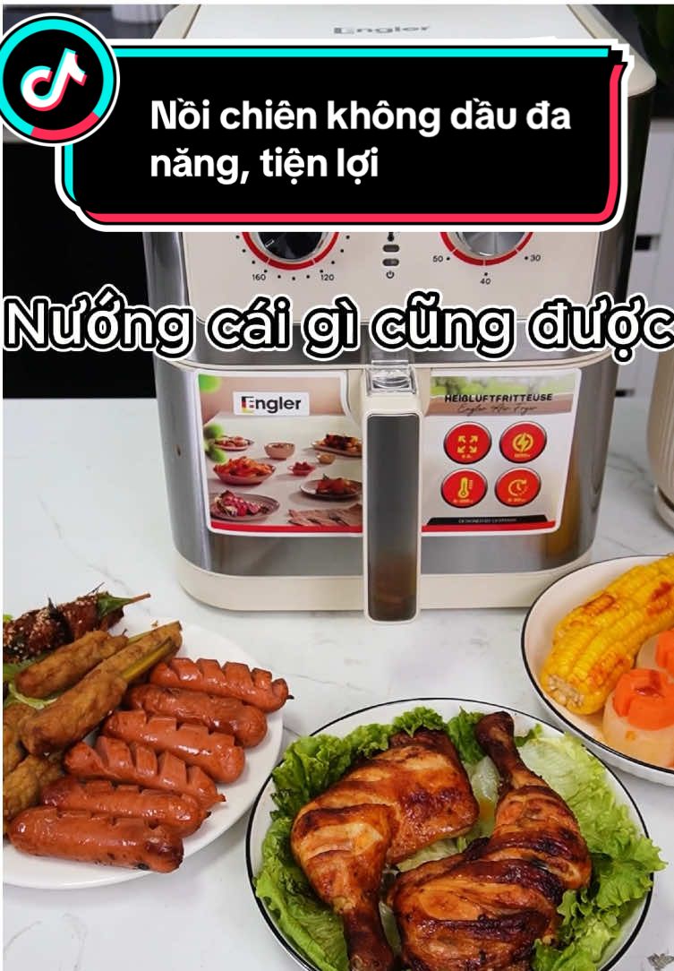 Có nồi chiên không dầu tiện lợi, tiết kiệm thời gian, không lo dầu mỡ văng #noichienkhongdau #noichienkhongdaudanang #noichienkhongdauengler #engler #xhuong 