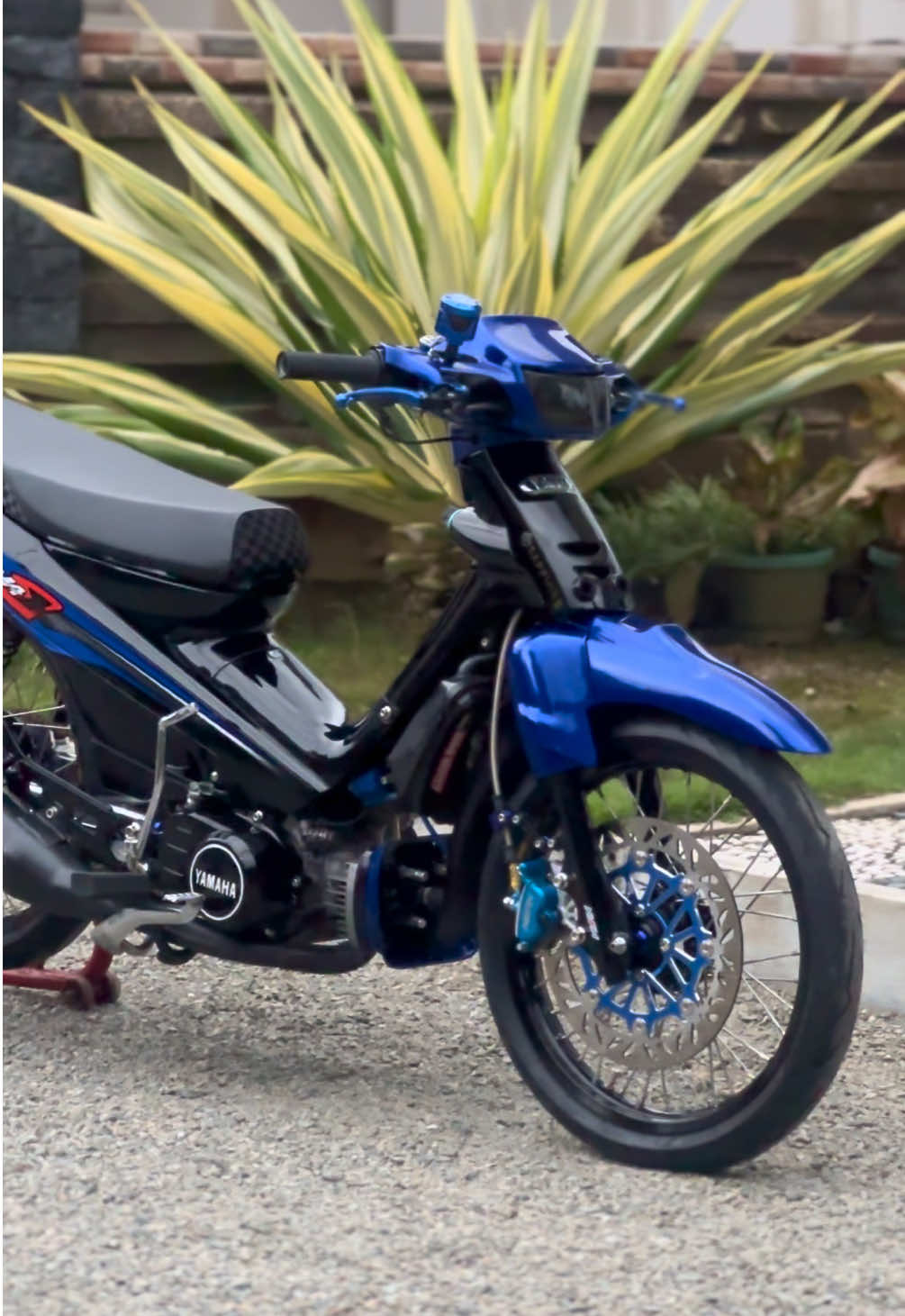 ganti skin🥷🏾♻️ #galawstyle #yamahasigma #2strokeindonesia #twostroke #yamahasigma100cc 