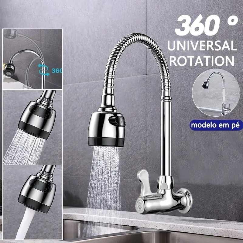 Dê uma olhada em Inox Prata Torneira Com Chuveiro Com Rotação De 360° Cozinha Luxo Parede Promoção por R$26,98. Compre na Shopee agora! https://s.shopee.com.br/9zoTE8abds #shopee  link 🔗 nos comentários 