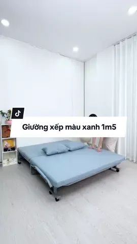 Trả lời @cô út miền tây Giường xếp thông minh có sẵn nệm êm ái, có bánh xe và tay vịn #giuonggapgon #giuongngu #giuongxep #giuong #giadungthongminh 