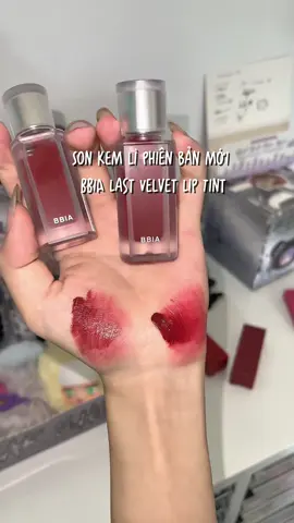 Son kem thuần chay mới của Bbia #bbia #bbialastvelvetliptint #lipstick #swatches #viral 