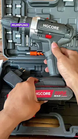 Mesin Bor baterai merk hgcore kuat berkualitas fullset box.buat ngebor kayu,besi,beton pake ini aja mudah sekali #mesinbor #mesinborbaterai #bor #borbaterai #fyp 