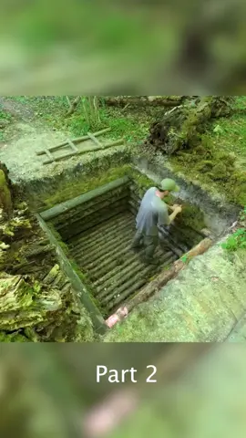 Building a Underground log cabin Part 2 #bushcraft #survival #Outdoors