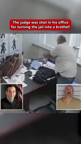 The judge was shot in his office for turning the jail into a brothel!#usa #news #police #foryou #judge 