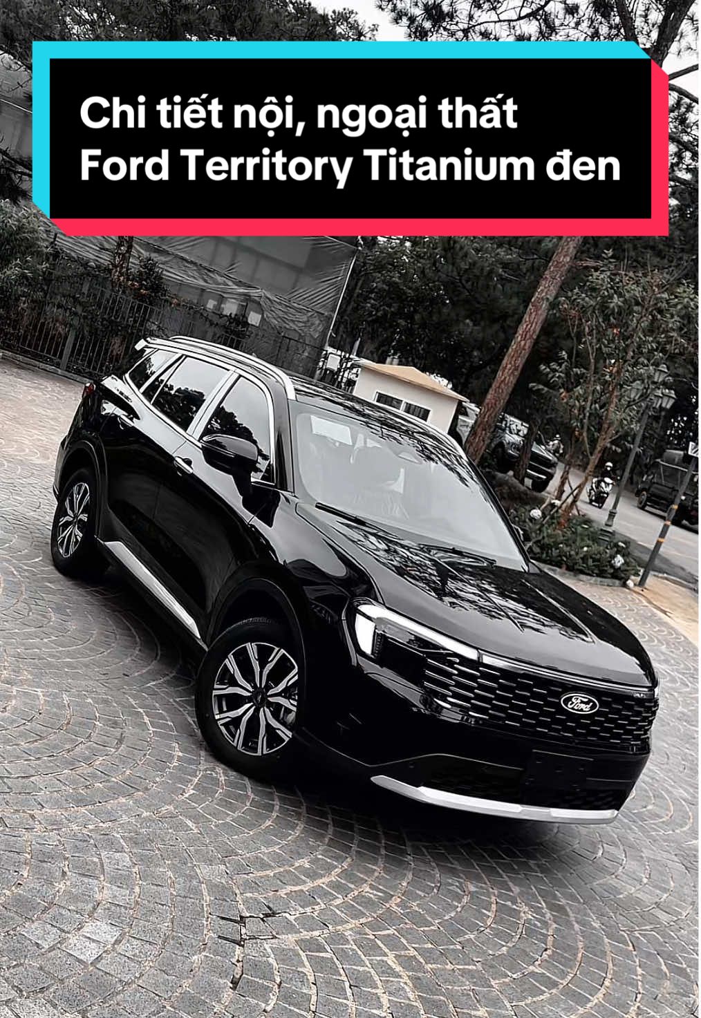 Chi tiết nội, ngoại thất Ford Territory Titanium màu đen.  #ford #fordterritorytitanium #territorytitanium #oto  #fordterritory 