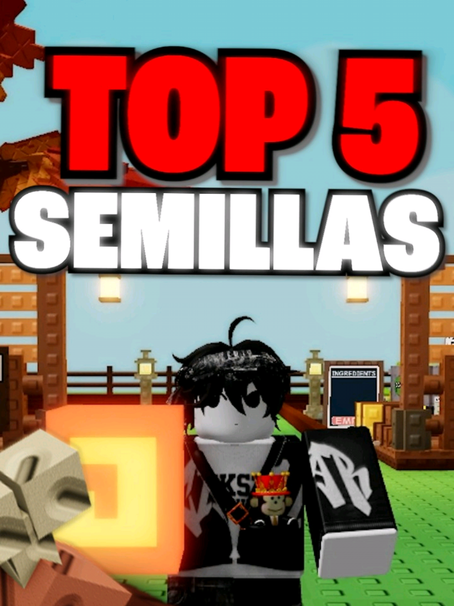 TOP 5 MEJORES SEMILLAS en Grow a Garden! #growagarden #growagarden🥒🌶🍅 #fyp #parati #roblox 
