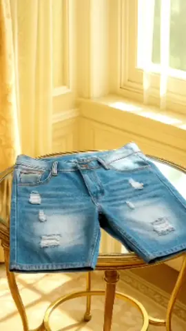 Celana Jeans Pendek Sobek Pria dewasa #celanasobekpria #celanajeans #racuntiktok #viral #fyp 