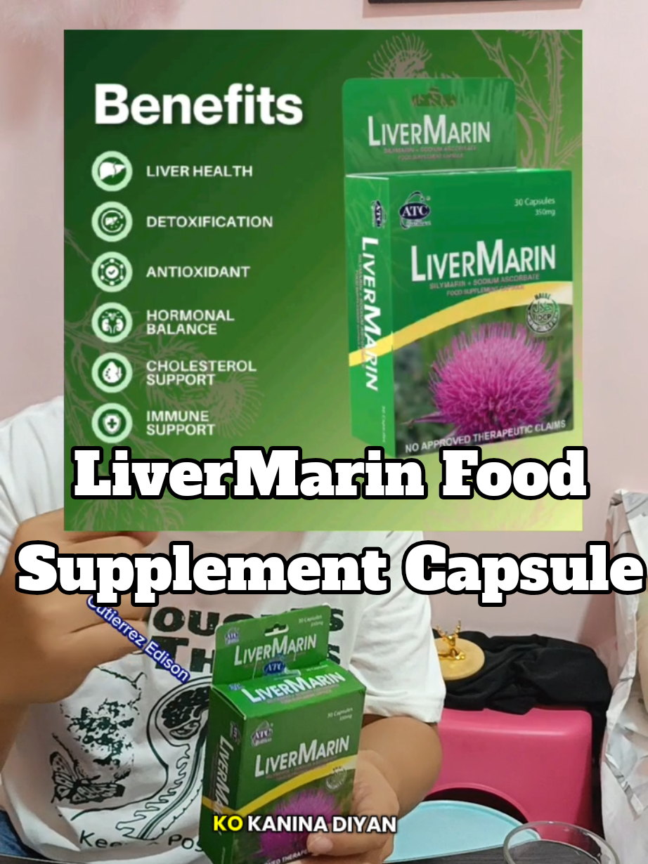 LiverMarin Food Supplement Capsule  #atchealthcare  #atchealthcaresupplements  #livermarin  #livermarincapsule 