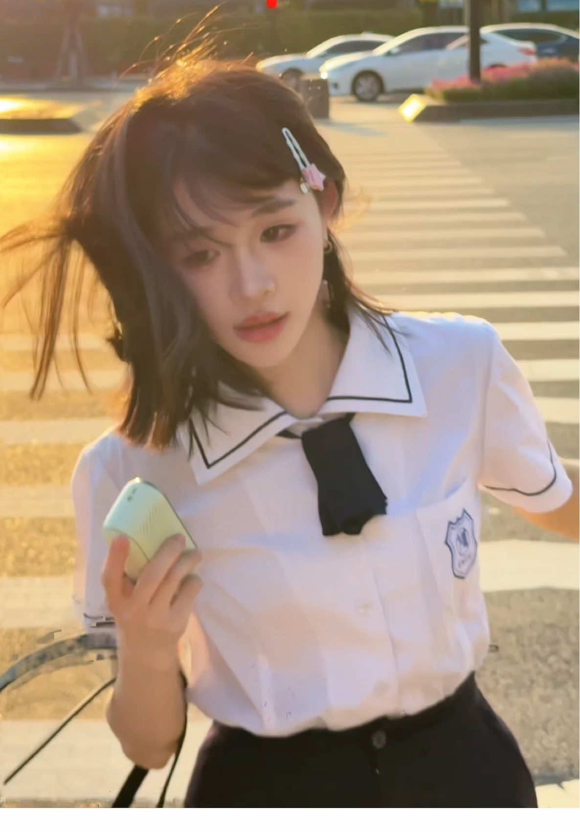 Pov：新轉來的女同學嗎？第一次見哎⋯#紅綠燈的黃 #fyp #心動女嘉賓 