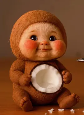 Baby Cocunut 🥥 #satisfyingvideo #ASMR #Baby #Cutie #fyp 