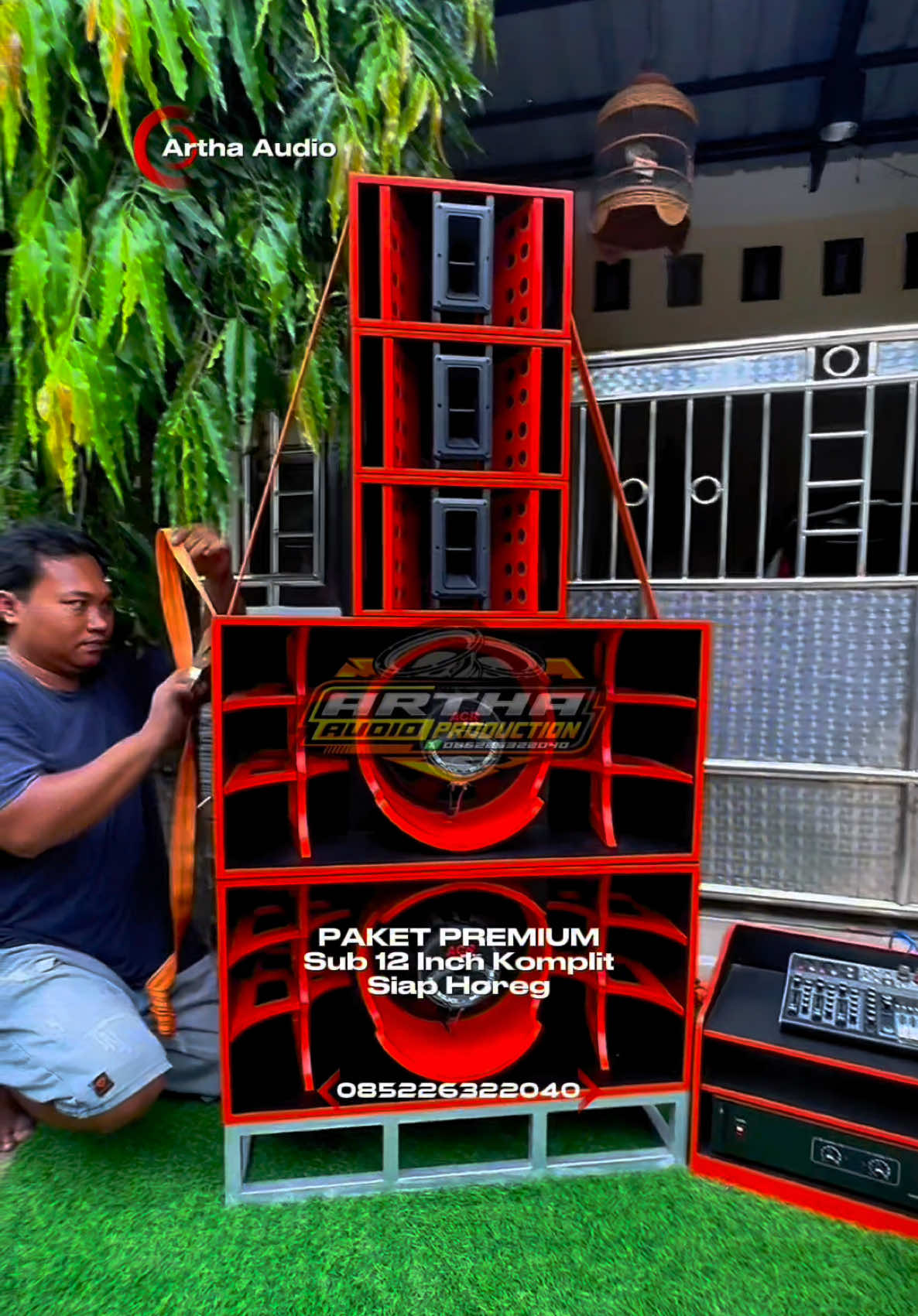 CINEMATIC SOUND MINIATUR 12 INCH KOMPLIT 6,5 JT SAJA ORDER : 085226322040 #ceksound #soundminiatur #horeg 