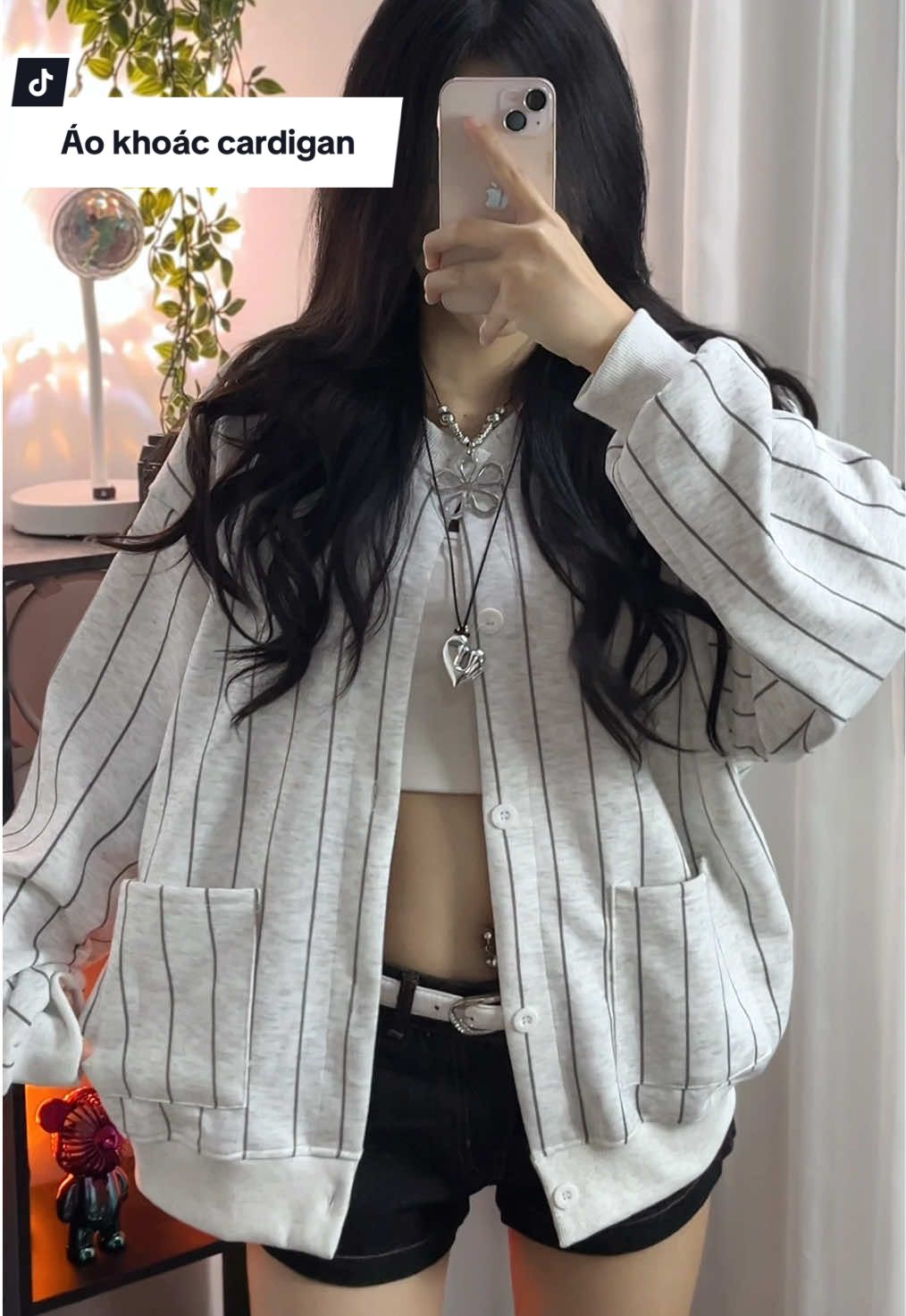 Áo khoác cardigan🥰🥰 #xuhuong #aocardigan #aokhoaccardigan #aokhoacnamnu #outfit 