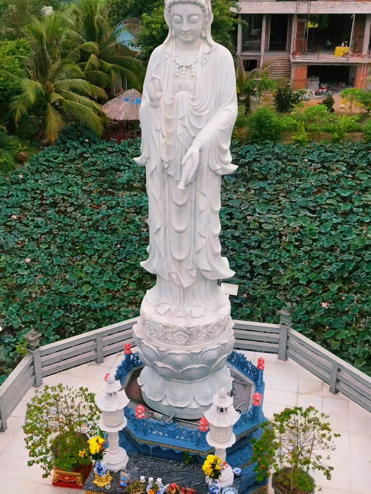 Chùa Từ Phong Tọa Lạc Tại Tỉnh Long An #canhđepthiennhien #canhđepthiennhien 