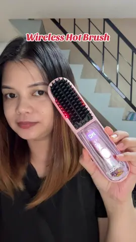 Wireless Hot Brush #hairstyling #hairstraightener #gokoco 
