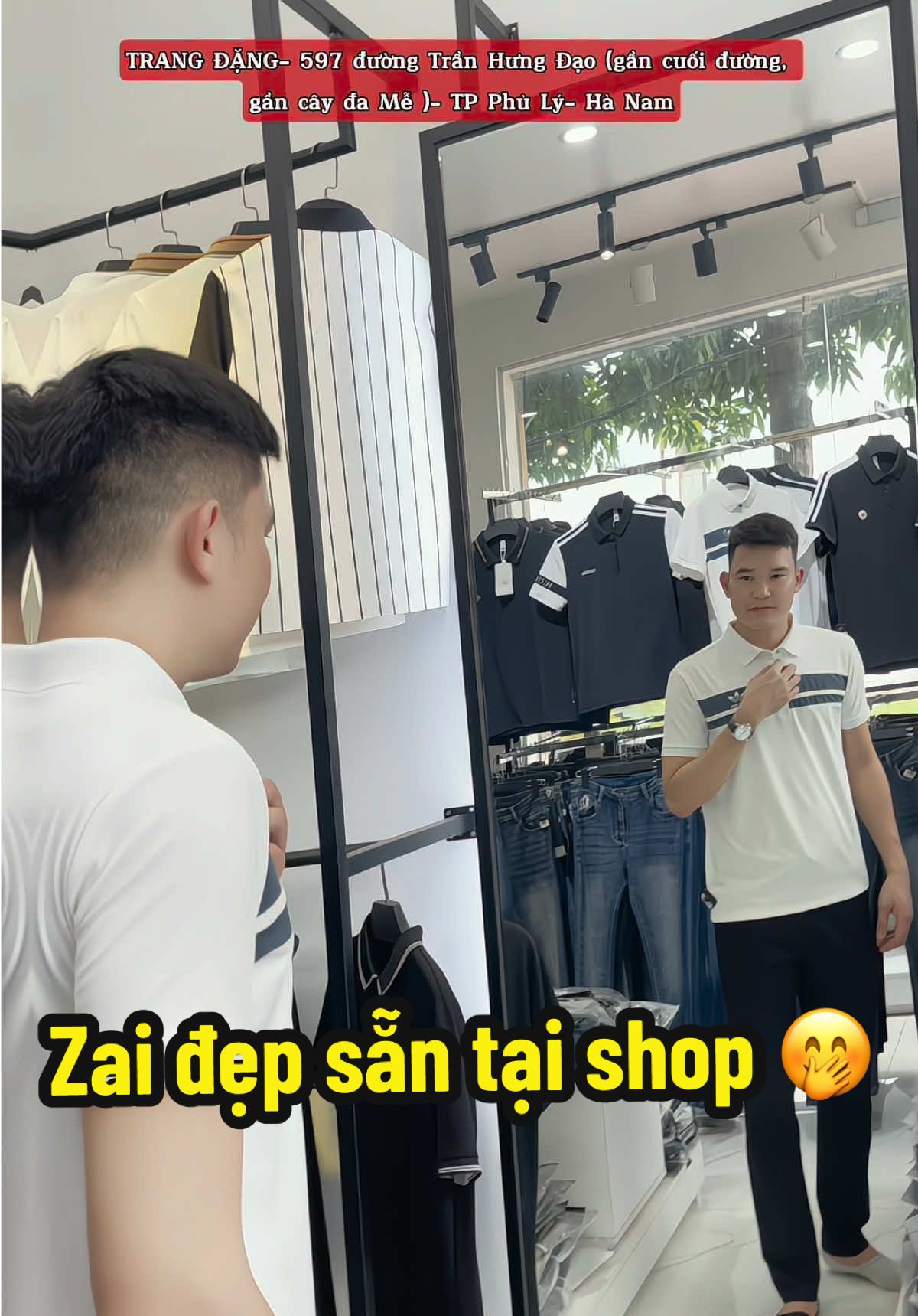 ✅ Trang Đặng sẵn các mẫu đồ đẹp cho Anh Em lên đồ 🔥  Mời Anh Em qua shop xem hàng thoải mái ạ 👍👍  #trangđặnghànam #shopquầnáoboyphốphủlý #shopnamhànam #shoptrangđặng #shopquầnáonamphủlý 