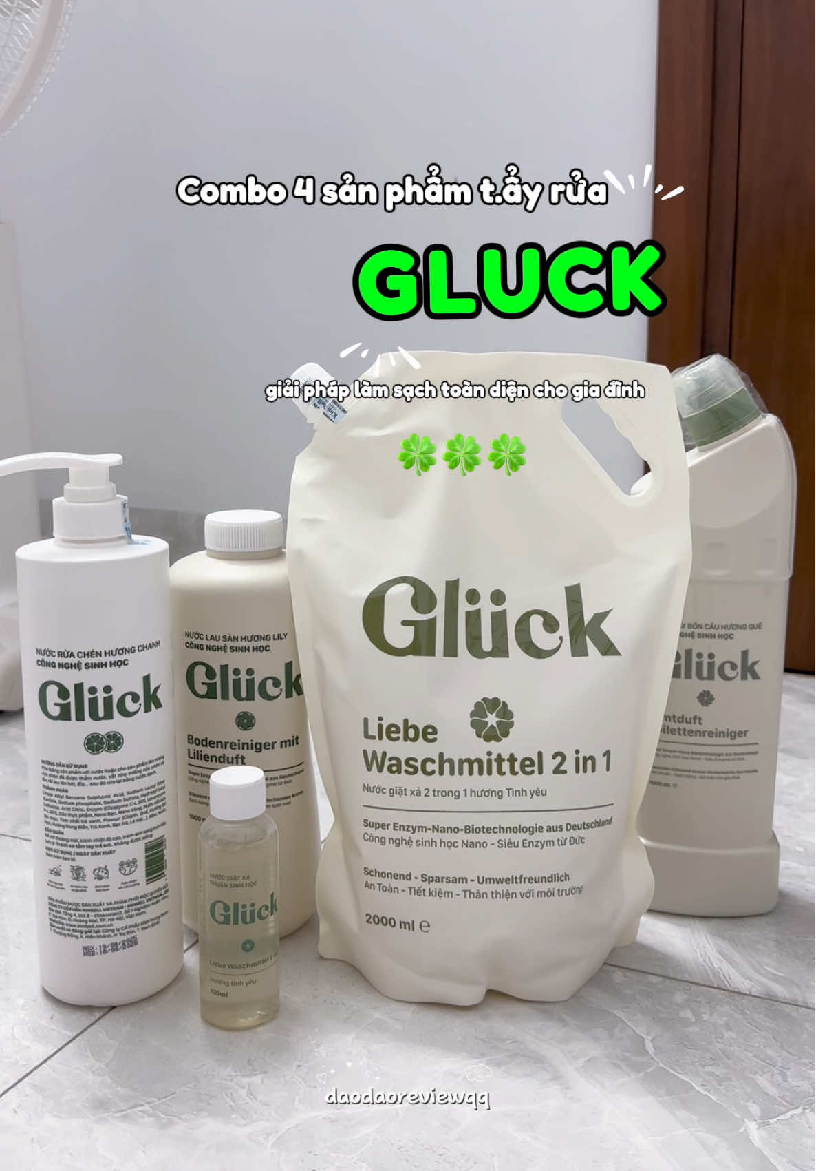 Các bác đã biết đến sản phẩm t.ẩy rửa công nghệ sinh học chưa? Sản phẩm an toàn, thân thiện môi trường thì ngại gì không thử ngay #daodaoreviewqq #gluck  #nuocgiatxa #congnghesinhhoc #tayruasinhhoc 