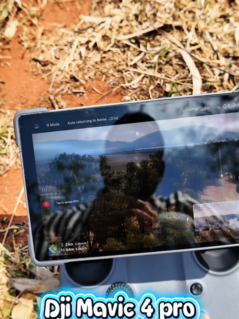 Dji Mavic 4 pro Auto return to home test#trending #shortsviral #dronevideo 