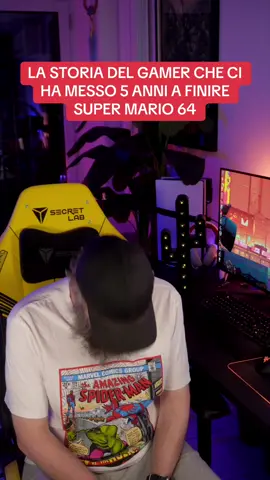 La storia del gamer che ci ha messo 5 anni a finire super Mario 64 #videogiochi #GamingOnTikTok #gaming #pcgaming #playstation 