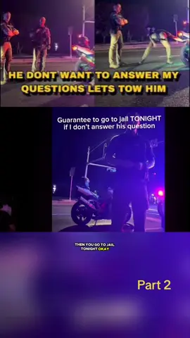 Cop Gets Mad And Tows His Bike Because He’s Not Answering Questions. Part 2 . #usa🇺🇸 #trending #foryou #viral #fyp 