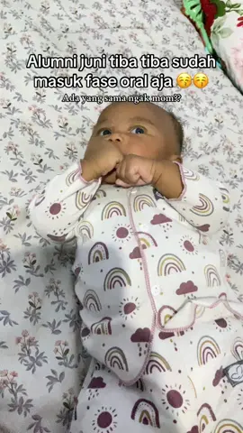Ada yang sama ngak moms?? #fypシ゚viral #fyp #bayi2bulan #faseoral #bayilucu 