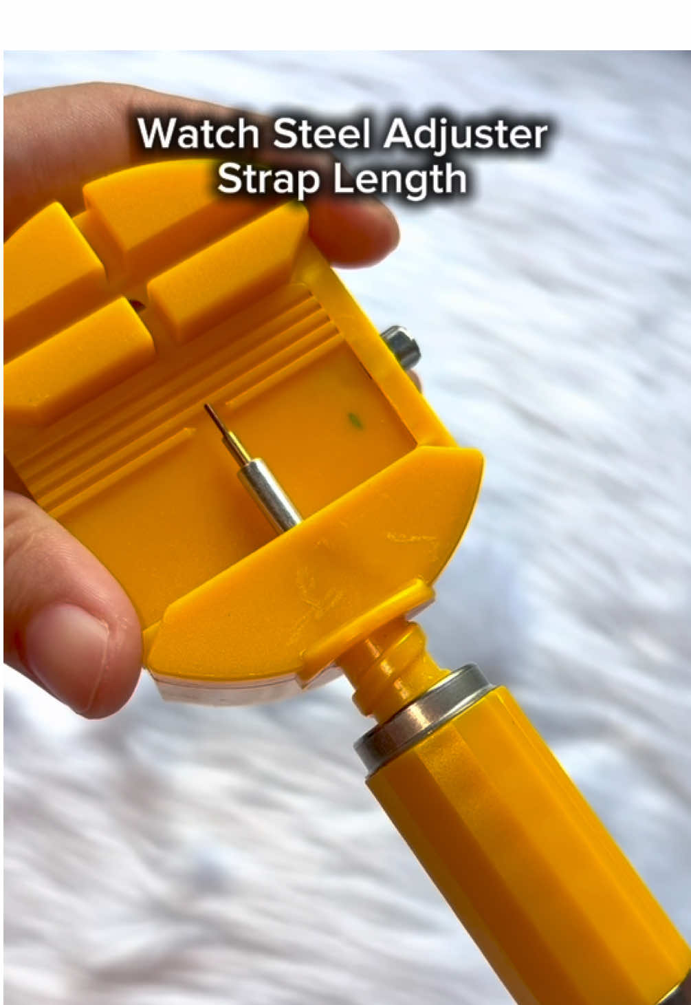 Watch Steel Strap Link Pin Remover Adjuster Strap Length Adjustment Repair Tool Watch Band Bracelet Disassembly Tool#adjuster #fyp #watch 
