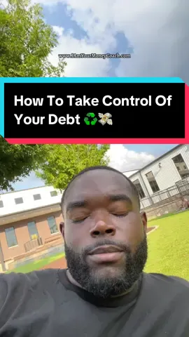 Control your debt, before it controls you. #financialliteracy #moneymanagement #debtfree #coachvince  