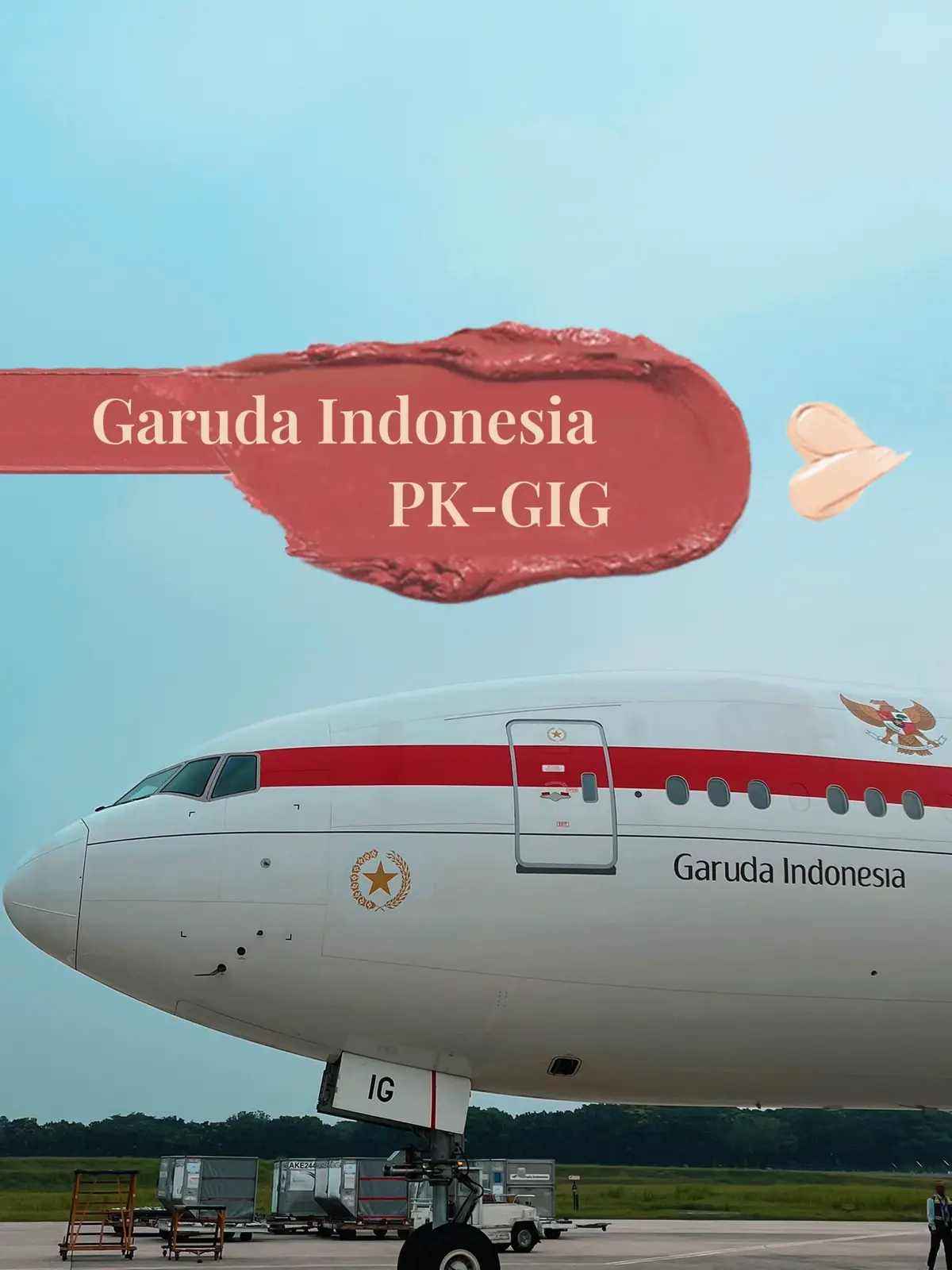 Pesawat Garuda Indonesia berjenis B777-300 ER dengan livery khusus (REPUBLIK INDONESIA) ini siap menjalankan penerbangan VVIP  hari ini ✈️ #garudaindonesia #aircraft #soekarnohatta #airport #xzyabc 