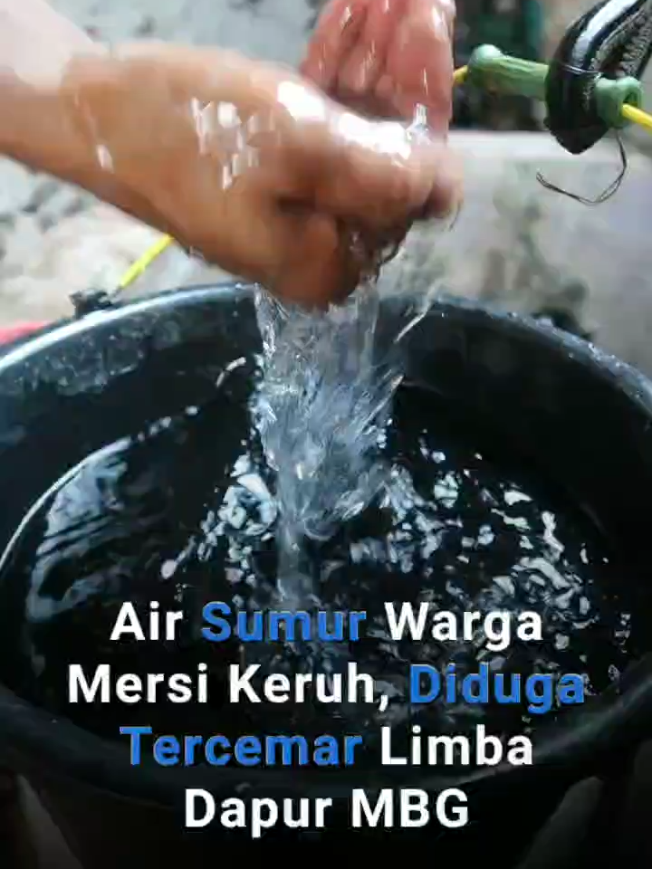 Air Sumur Warga Mersi Keruh, Diduga Tercemar Limbah Dapur MBG. #radarbanyumas
