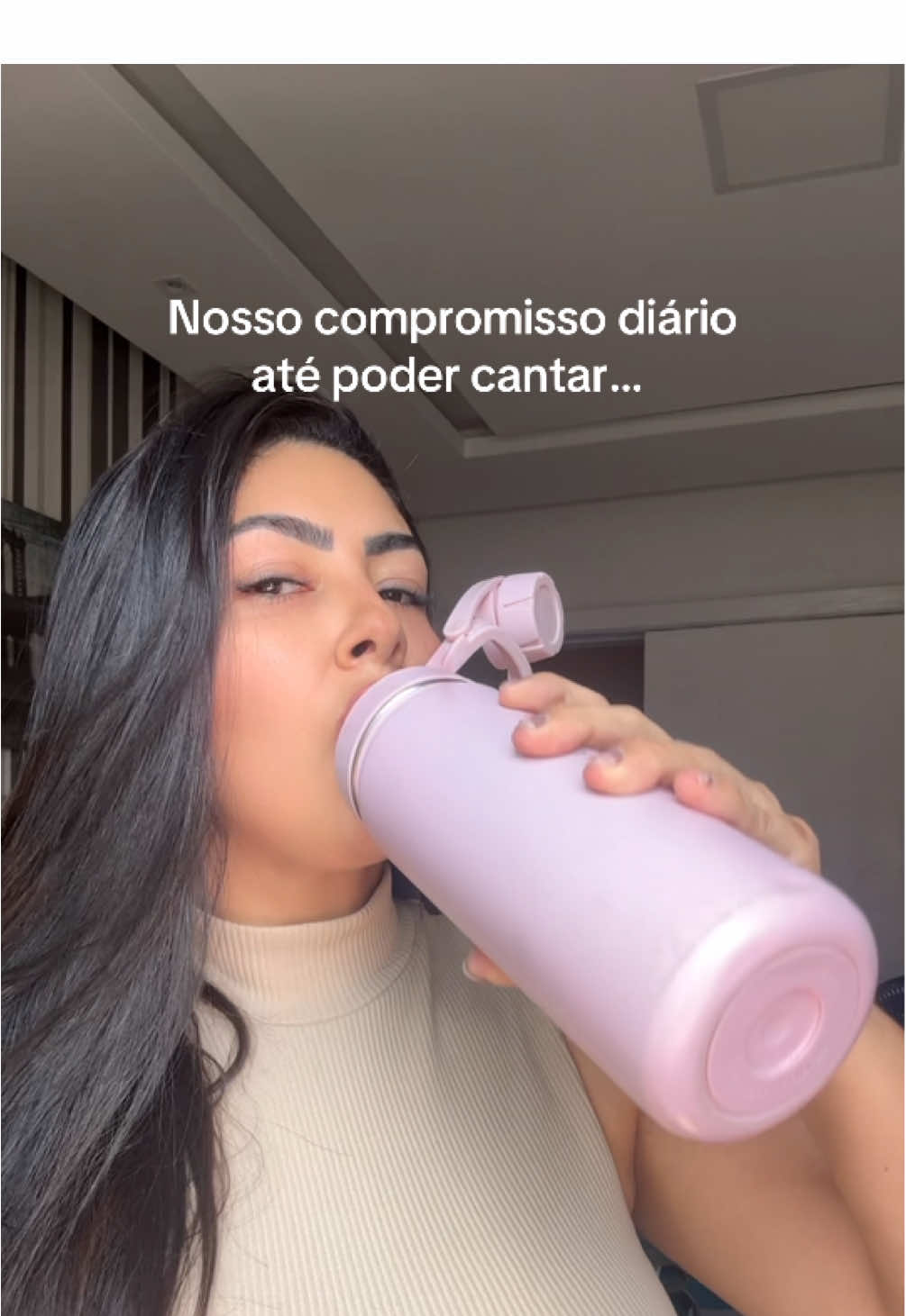 Nosso compromisso diário até poder cantar … 