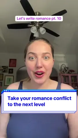 Conflict is central to…well any story.  And in romance, writers often shy away from the conflict because they know they need to end up at that happy ever after.  But you can do both! Just don’t make the relationship shoulder all of it.  #writertok #romancewriter #writersoftiktok #romancebooktok #conflict 