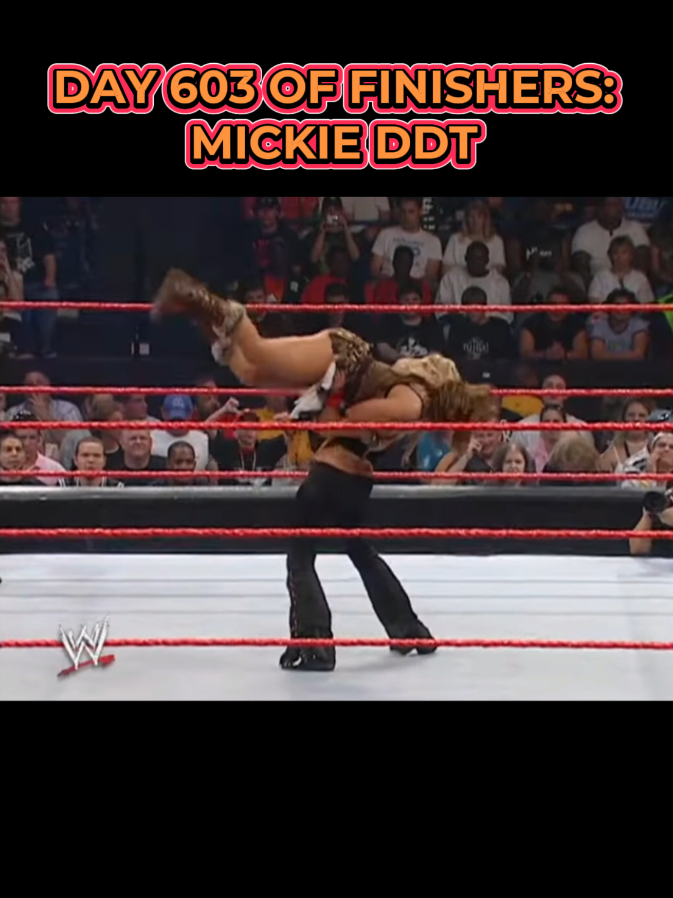 Day 603 | Mickie James - Mickie DDT #WWE #wrestling #foryou #finisher #edit 