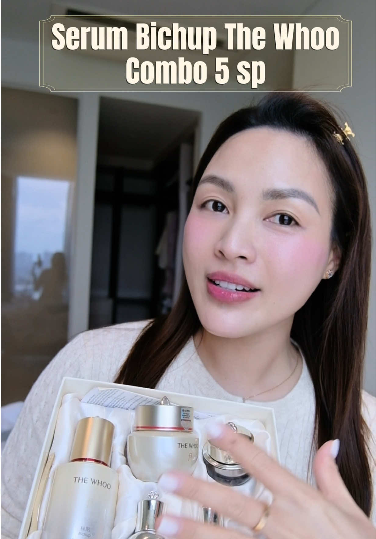 Trả lời @@HuyenNguyen1010 Serum Bichup của #TheWhoo vẫn là chân ái cho ce nào cần da căng bóng, trẻ hoá, tăng sinh collagen nhé. Da mướt sáng mịn mê luôn #serumbichup #bichup #trankimdung #skincare 
