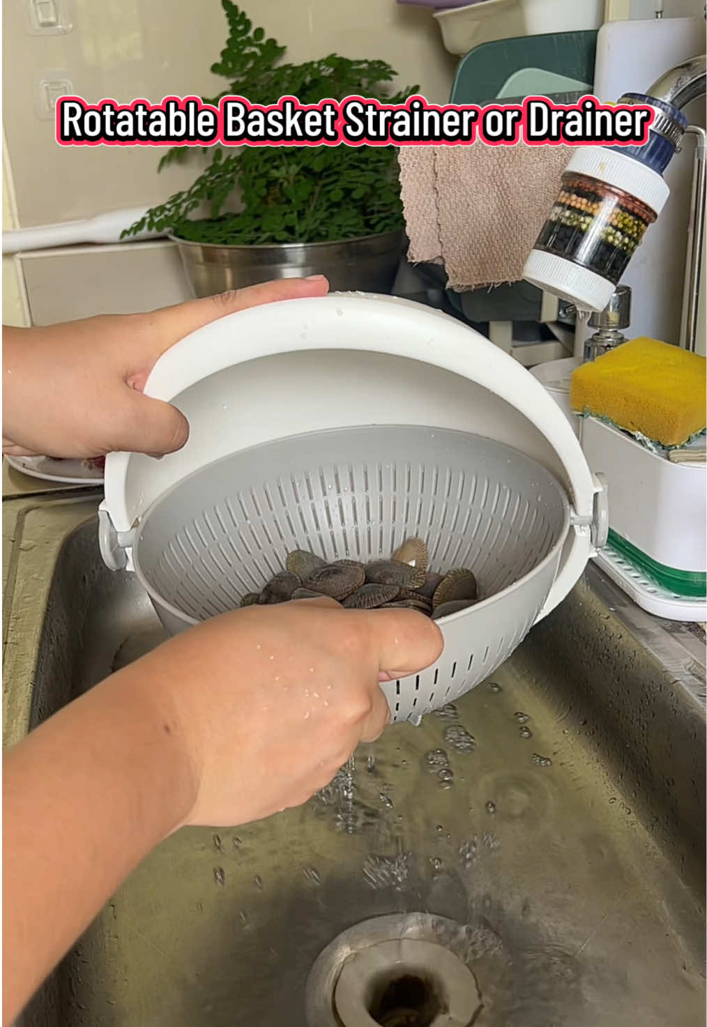 Rotatable Basket Strainer or Drainer. #Strainer #drainer #basket #Rotatable 