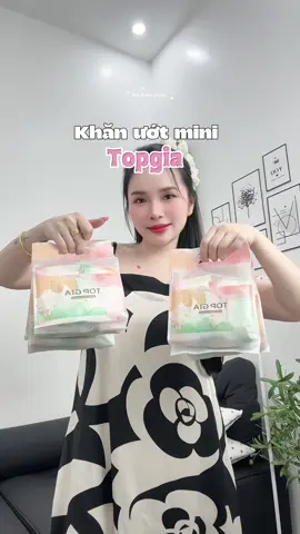 Combo 5 bịch 50 gói Khăn ướt mini Topgia 🌰 nè mấy bà ✨ #mekemdaily #khanuot #khanuotkhongmui #khanuotmini #khanuottopgia 
