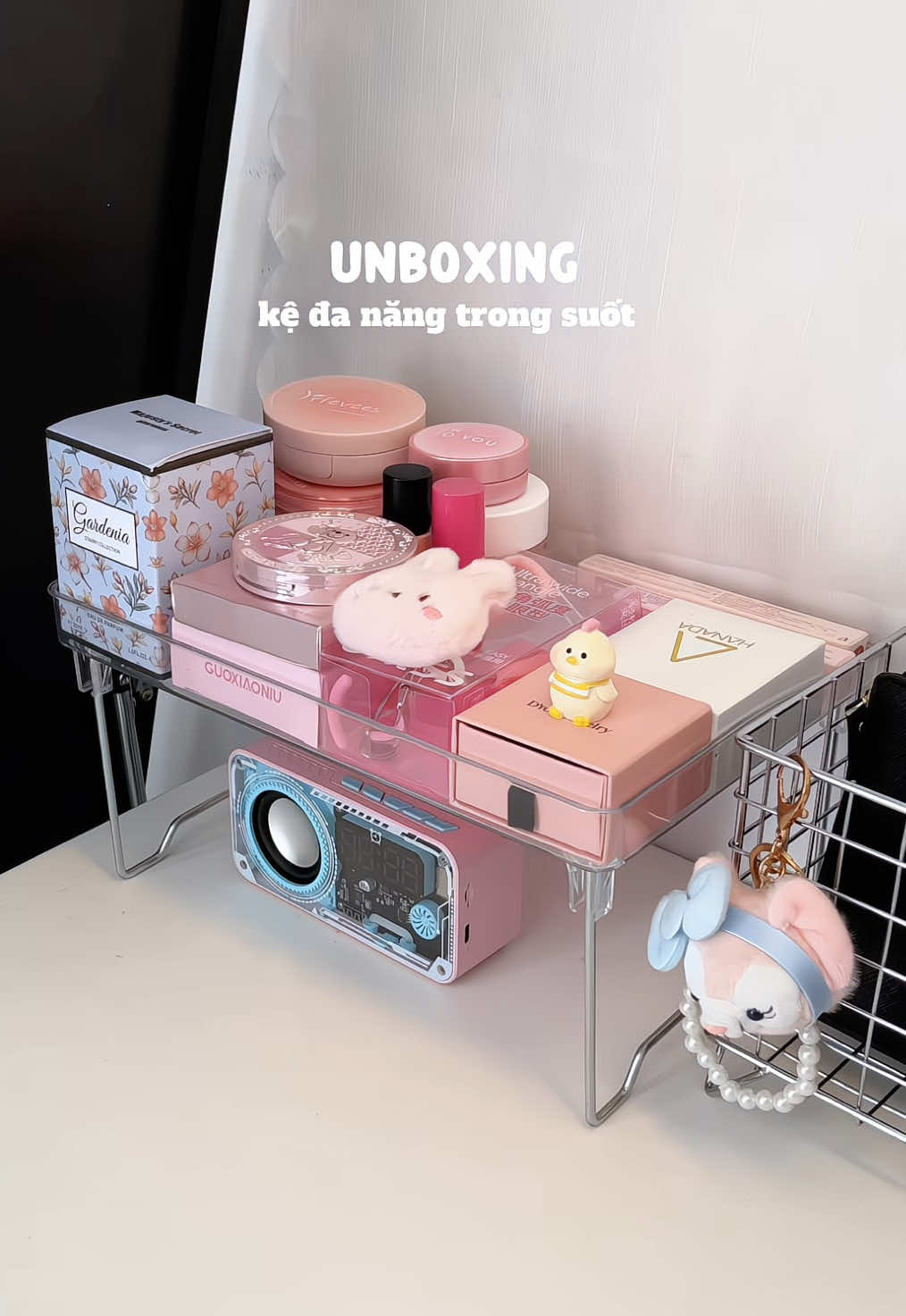 Kệ đa năng trong suốt #ketrongsuot #kedecor #unboxing #review #xuhuong 