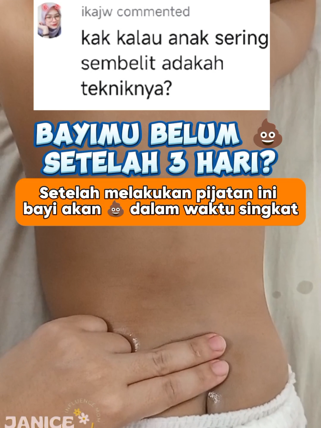 Bayimu belum BAB 3 hari? setelah melakukan pijatan ini bayi akan BAB dalam waktu yang singkat, yuk mom pelajari ini secepatnya. . Banyak sekali yang nanyain pijatan yang ampuh untuk sembelit, bahkan ada yang bayinya mengejan saat bab sampai an*s nya merah, coba teknik ini mom, dijamin ampuh. . #sembelit #mengejanbab #bab #tipsparenting #parenting 