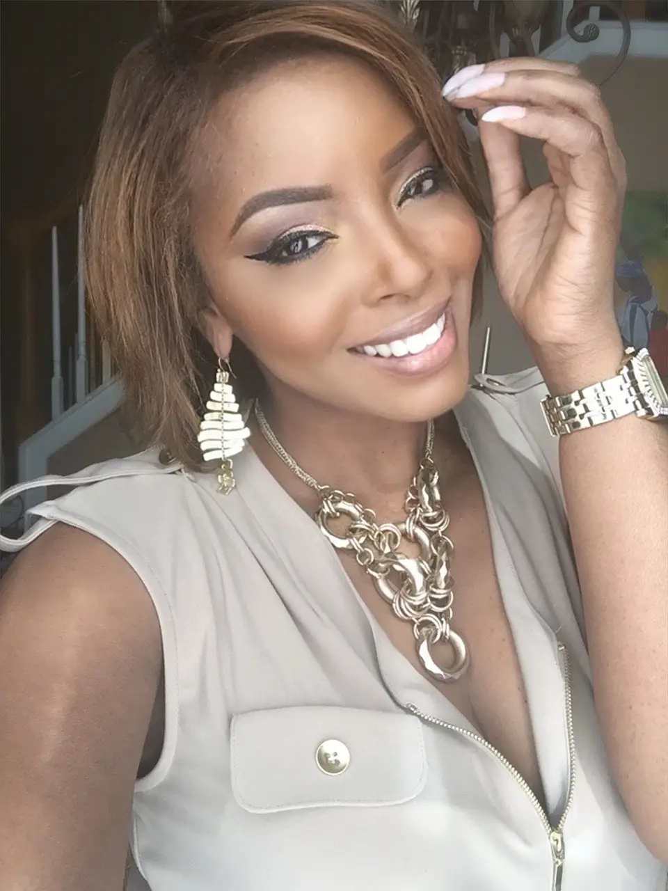 Flashback to my honey blonde bob days #honeyblonde  #naturalhair #flashbackfriday 