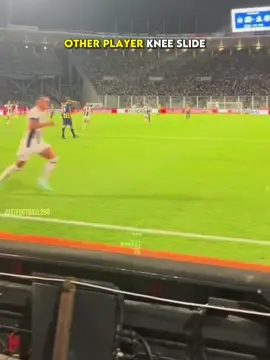 The longest knee slide ☠️ | #fyp #viral #football  