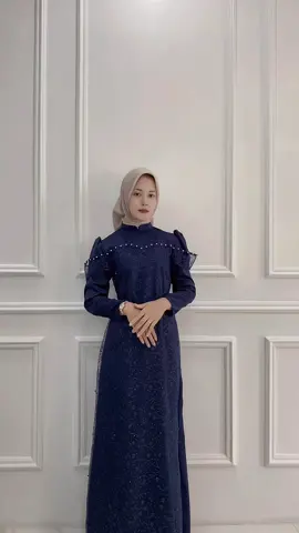 Anneliese dress navy 💙 #alvbasic #dresskondangan #dressbridesmaid #gamiskekinian 