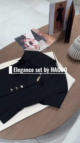 Một bản phối đơn giản, thanh lịch nhưng vẫn đầy cuốn hút khiến đối phương phải ngoái nhìn##HAGOO##ElegantMood##BasicButBetter##fashion##MinimalChic