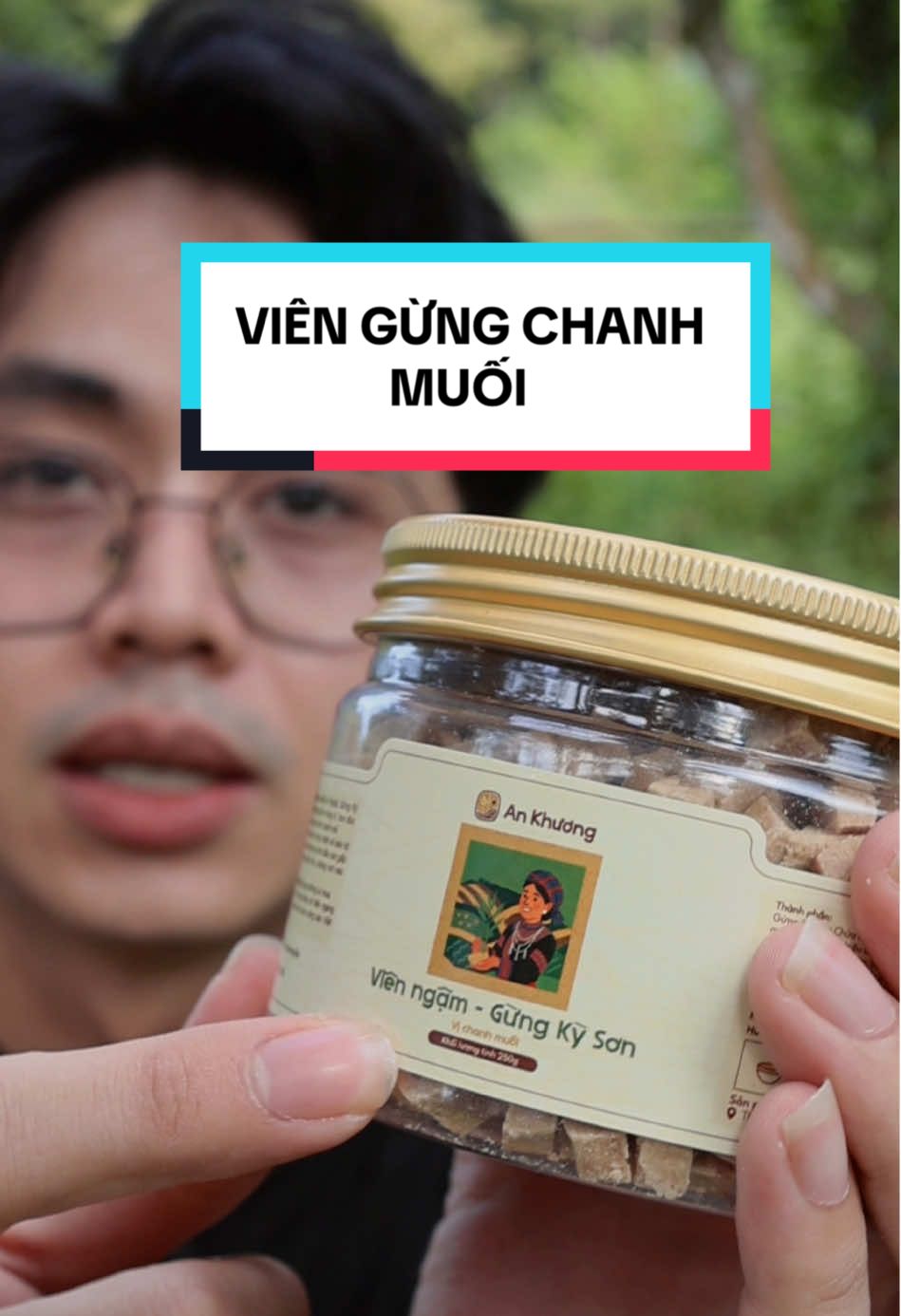 Viên Ngậm Gừng Đường Phèn Chanh Muối  #VienNgamGung #TraGung #TraGungGio #LeanOnTikTok #reviewnghiemtuc 