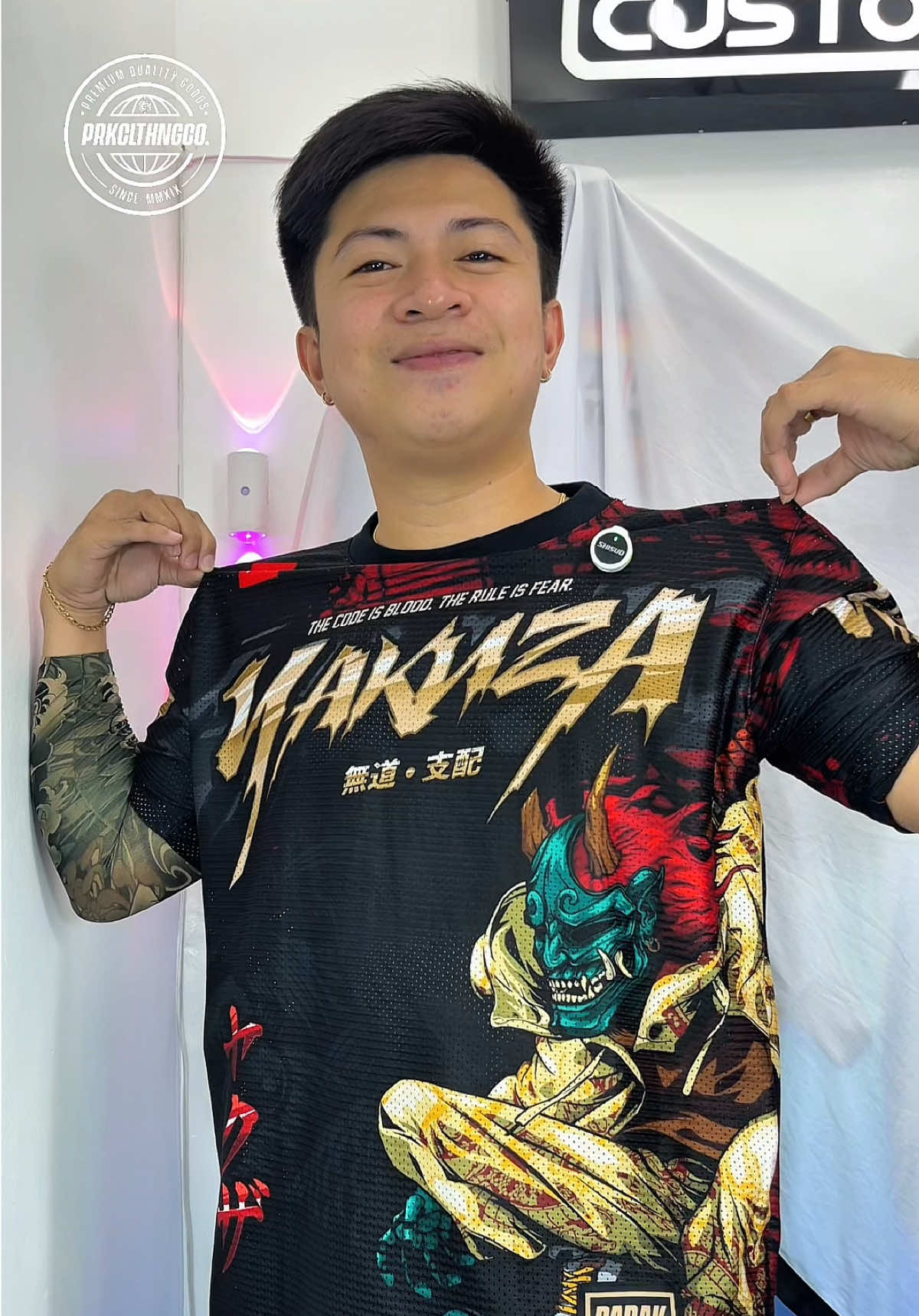 Parak Clothing Yakuza Aircool Fabric Riding Shirt ✨ #parakclothing #ridingshirt #sublimationprint #parak 