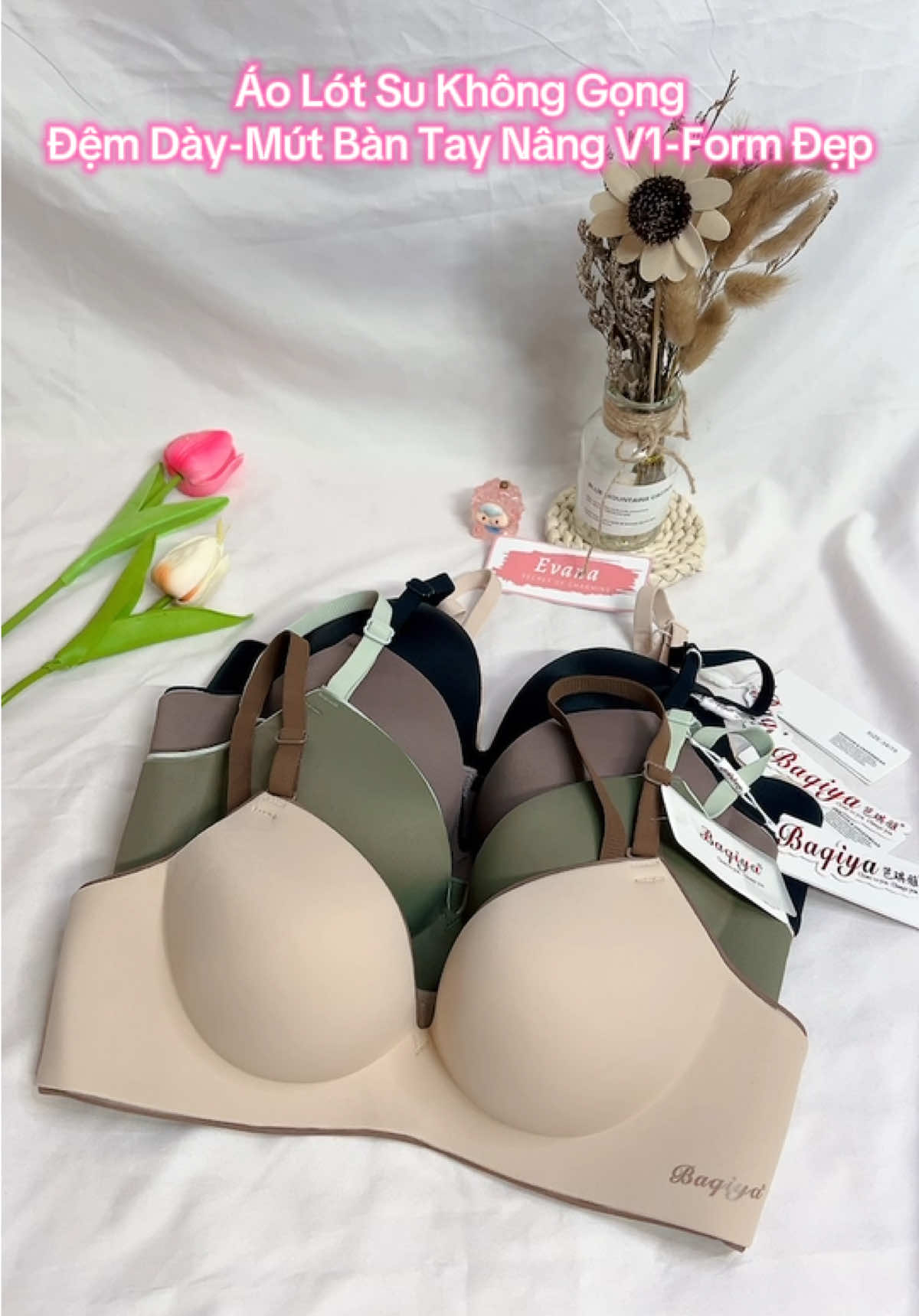 Áo Lót Đúc Su Không Gọng Đệm Dày #xuhuong #tiktokshop #aolot #noiy #thinhhanh 