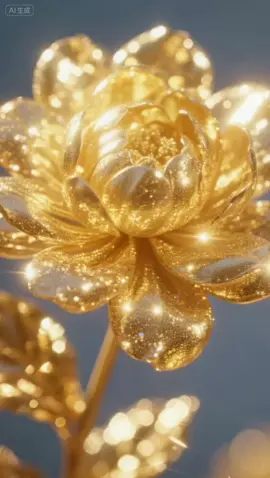 Wishing that this vibrant golden flower showers you with boundless abundance and good fortune! May its beauty bring a touch of luck to your journey! #gold #wealth #abundance #rich #flower 