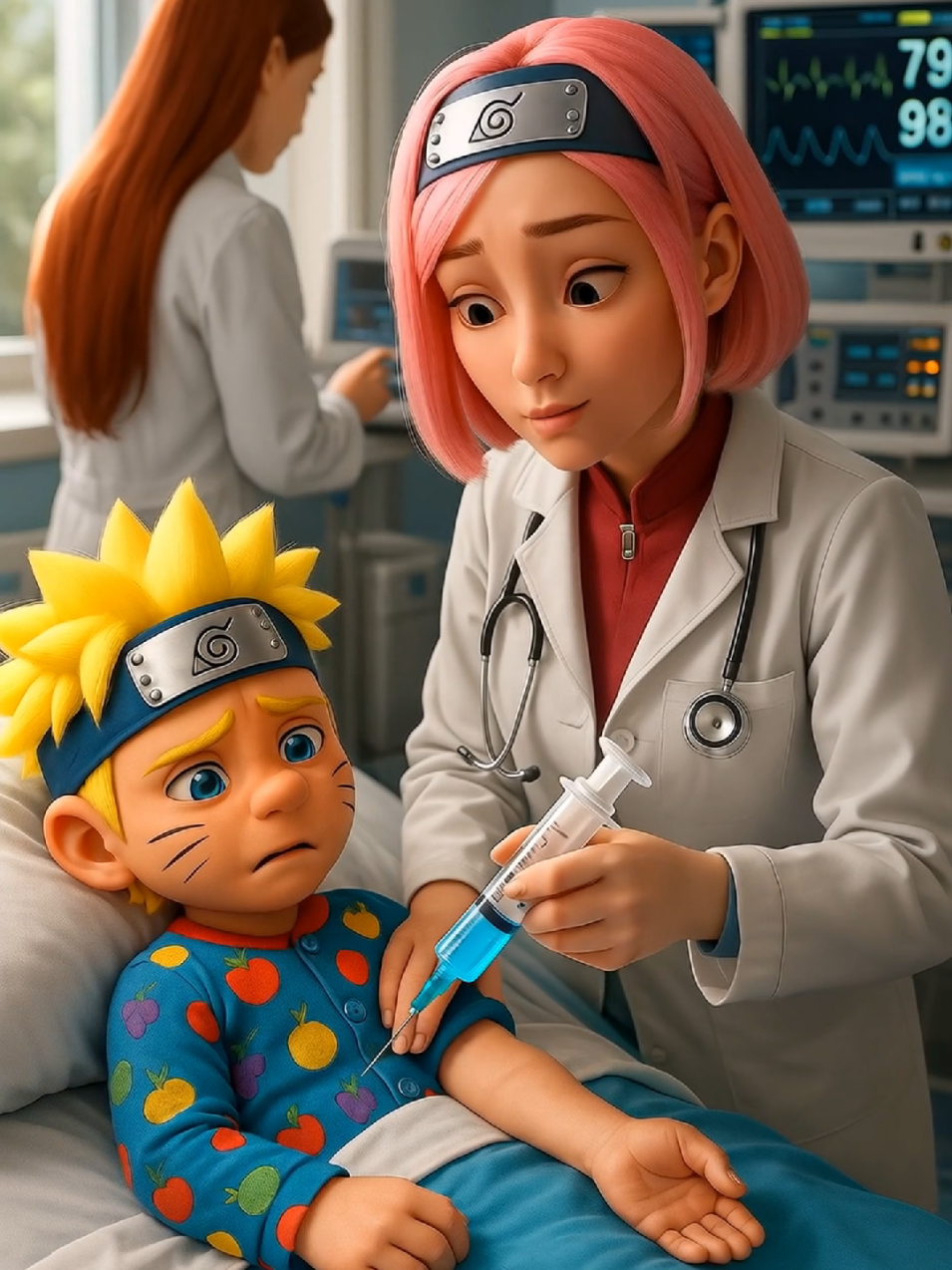 Naruto só queria brincar no parque... Mas acabou mal! #naruto #sasuke #ia #animação #desenho 