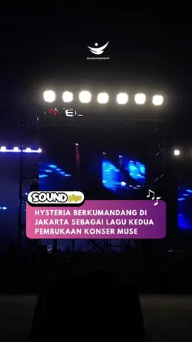 Muse storms Jakarta using hysteria!  #soundtainment #soundgigs #muse 