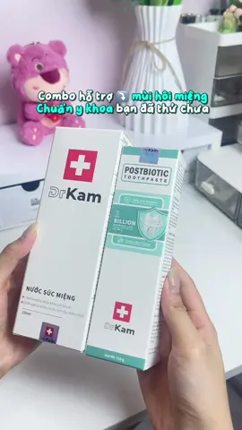 Combo ⤵️ hôi miệng DrKam #xuhuong #drkam #nuocsucmieng #hoimieng  #drkampostbiotic