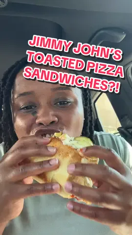 You gotta try the new @Jimmy John’s 🥪 Toasted Three Cheese Pizza Sandwich! & be sure to PICKLE IT! #JJsPartner #jimmyjohns #pickles #sandwich #pizza 